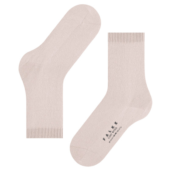 detail PONOŽKY FALKE COSY WOOL 47050 8458 LIGHT PINK 39-42