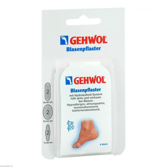 detail MALÁ NÁPLAST HYDROKOL. 6 KS GEHWOL