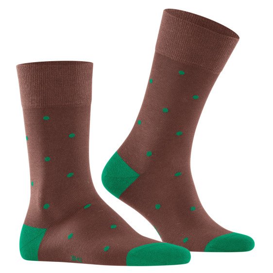 detail PONOŽKY FALKE DOT 13269 5167 BRANDY 43-46