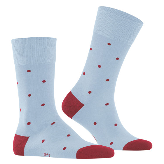 detail PONOŽKY FALKE DOT 13269 6594 LIGHT BLUE 39-42