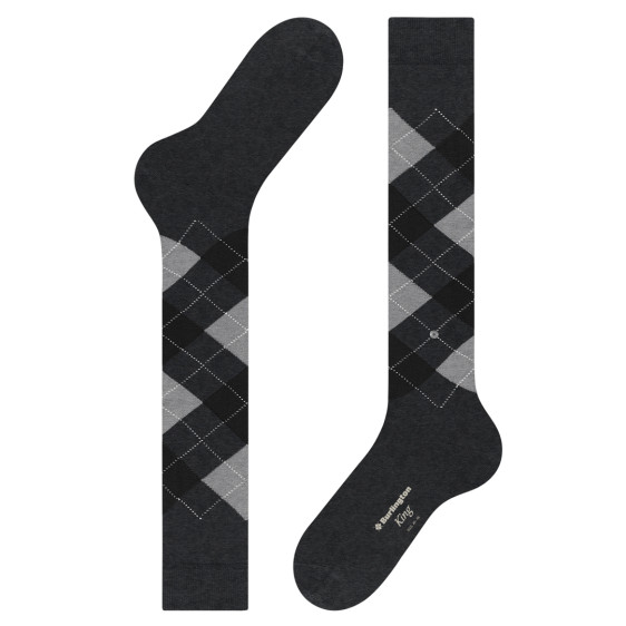 detail PONOŽKY FALKE BURLINGTON KING 21724 3985 NEW GREY 40-46