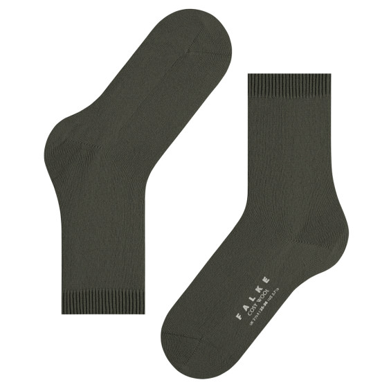 detail PONOŽKY FALKE COSY WOOL 47050 7826 MILITARY 39-42