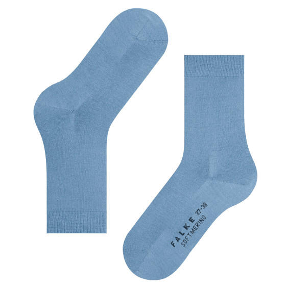 detail PONOŽKY FALKE SOFT MERINO 47488 6707 AIRY BLUE 39-40