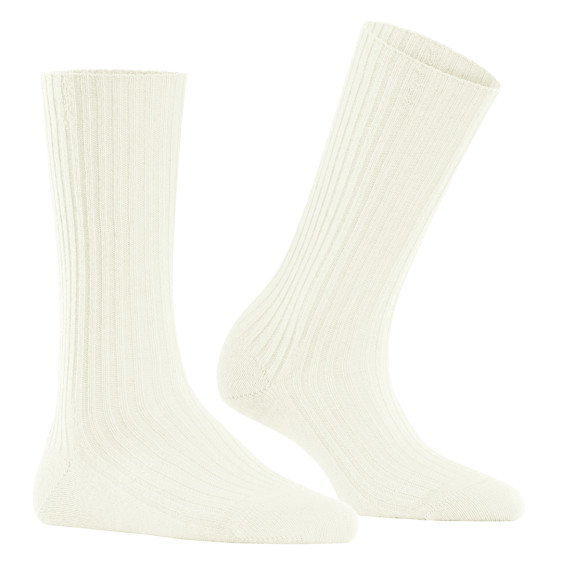 detail PONOŽKY FALKE COSY WOOL 47080 2040 OFF WHITE 39-42