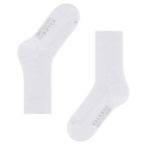detail PONOŽKY FALKE SENSITIVE LONDON 46472 2000 WHITE 35-38