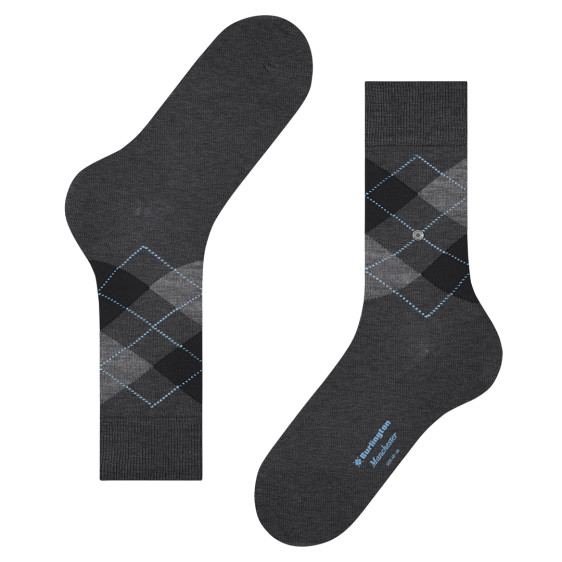 detail PONOŽKY MANCHESTER 21088 3095 ANTHRACITE 40-46