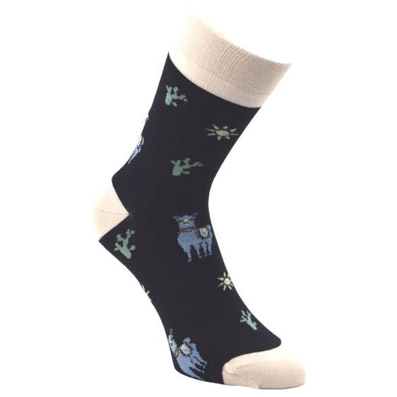 detail 9101521 Ponožky Olet Barevné bavlněné 5 párů