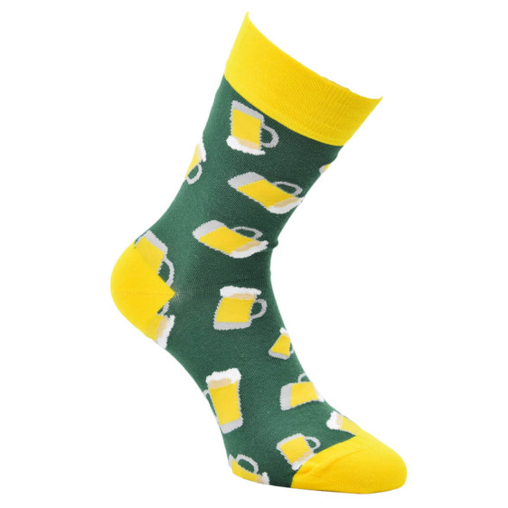 detail 7101721 Ponožky Olet Pánské veselé pivní Oxsox Gold 5 párů