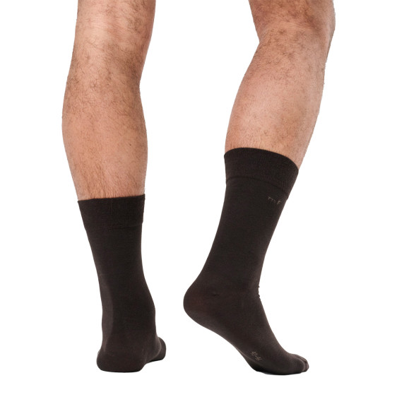 detail MAKO Ponožky dark brown premium 35-38
