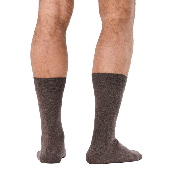 detail MAKO Ponožky brown melange premium 35-38