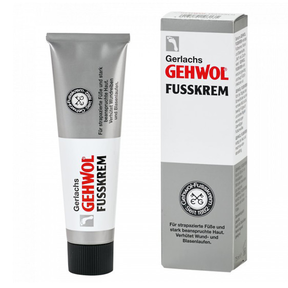detail Gehwol Fusskrem na silně namáhanou a zatíženou pokožku