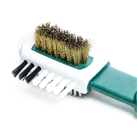 detail Kartáč kombi s mosaznými štětinkami Collonil