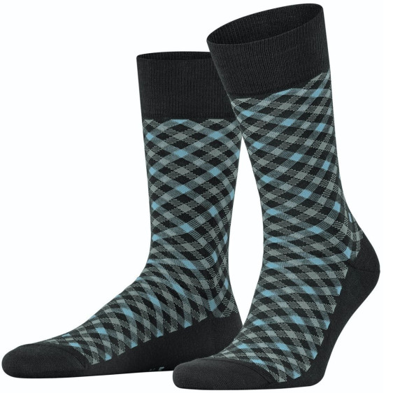 detail 12487 3000 black 43-46 Ponožky Falke Smart Check