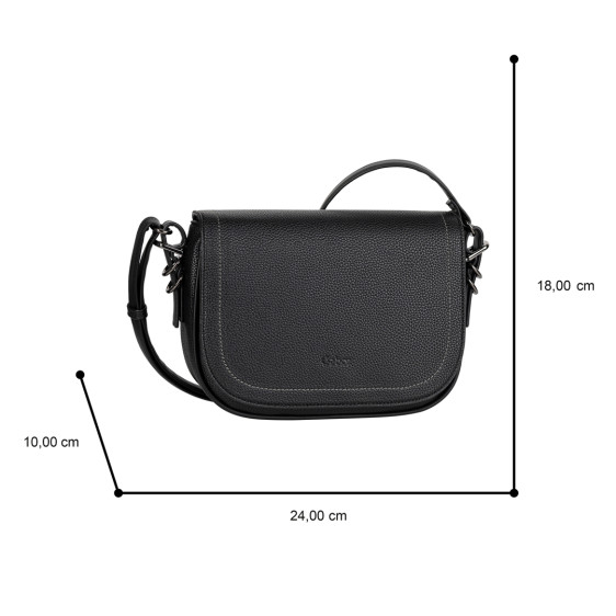 detail 012127 Galinna black Kabelka Gabor