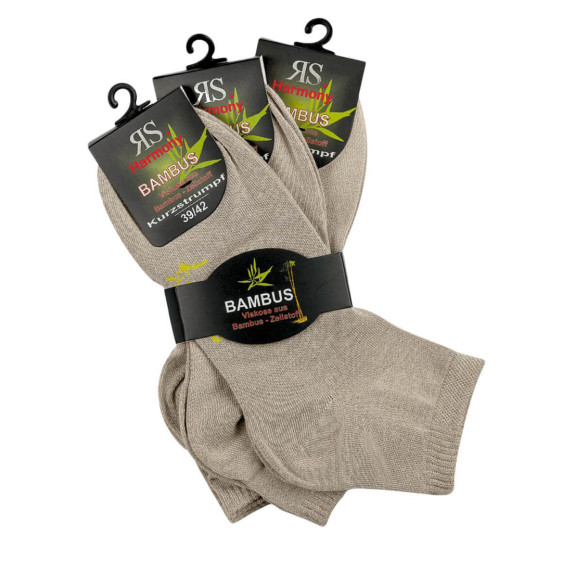 detail 43017 Ponožky Olet letní kotníkové bambusové 3 páry v balení 35-38