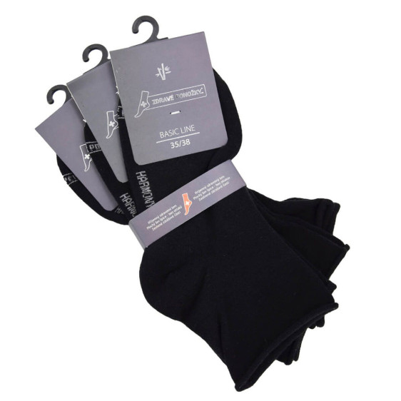 detail 34160 Ponožky Olet zdravotní kotníkové ruličkové 3 páry v balení 35-38