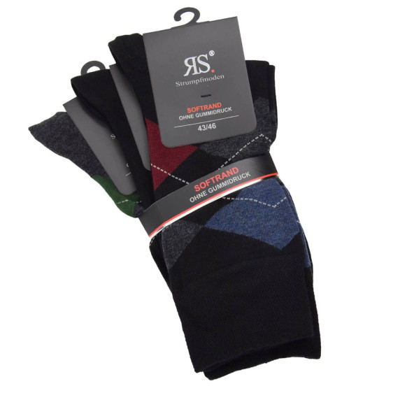 detail 3211818 Ponožky Olet bavlněné elastické golfové 3 páry v balení 39-42