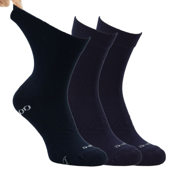 detail 92004 Ponožky Olet zdravotní bambusové s froté chodidlem 3 páry v balení 43-46