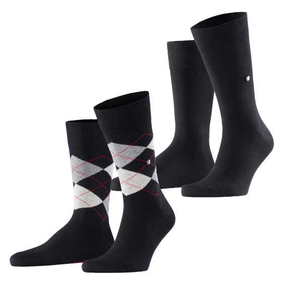 detail 21044 3000 black Falke ponožky Burlington 40-46