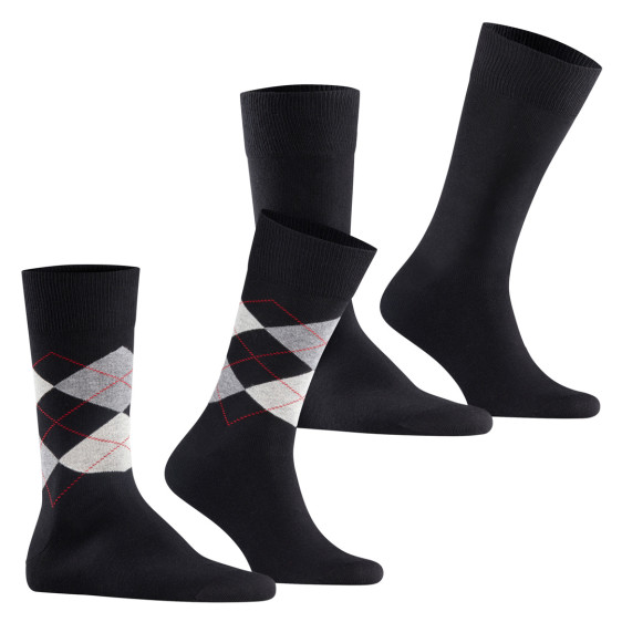detail 21044 3000 black Falke ponožky Burlington 40-46