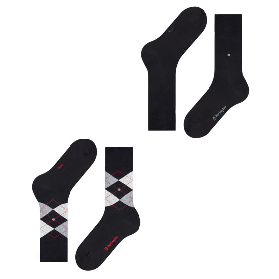 detail 21044 3000 black Falke ponožky Burlington 40-46