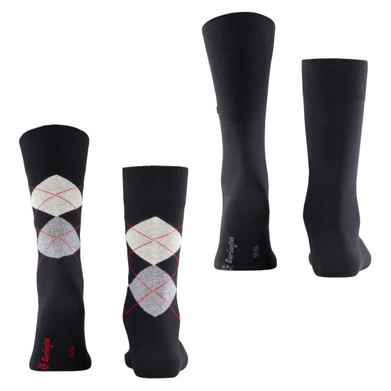 detail 21044 3000 black Falke ponožky Burlington 40-46