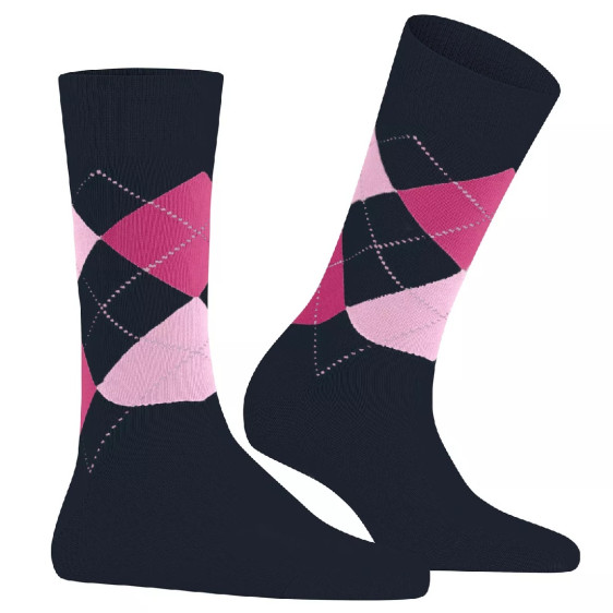 detail 22004 6123 marine 36-41 Ponožky Falke Burlington Queen