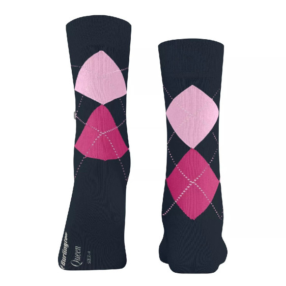 detail 22004 6123 marine 36-41 Ponožky Falke Burlington Queen