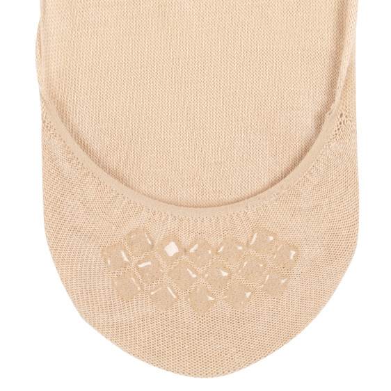 detail 46491 4011 cream Falke ponožky do balerín