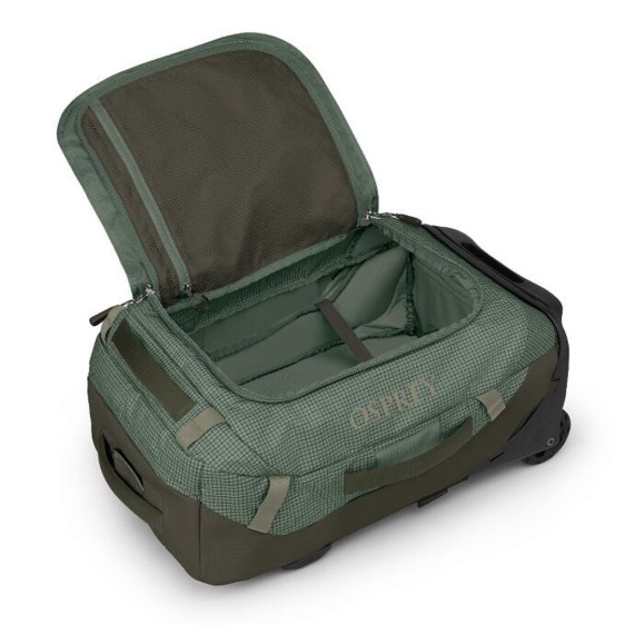 detail TRANSPORTER WHEELED DUFFEL 40, pn lf/egr, Osprey taška/cestovní zavazadlo *