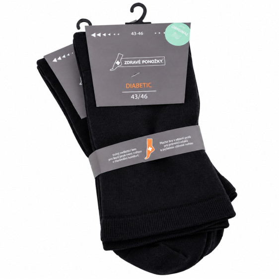 detail 91124 39-42 Olet ponožky rozšířené unisex s PROLEN Siltex mix 1 2 páry v balení