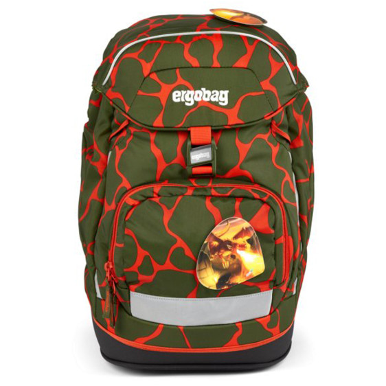 detail Fluo drak Ergobag prime batoh