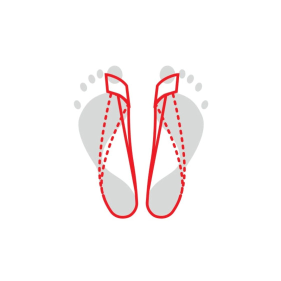 detail BANDÁŽ HALLUX VALGUS DENNÍ LEV