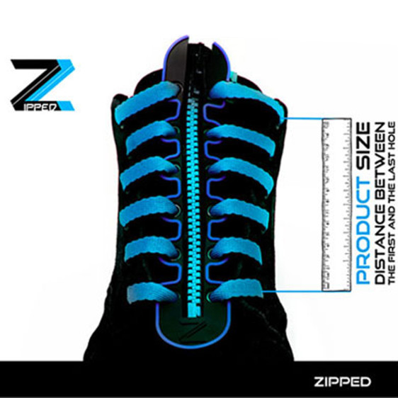 detail ZIPPED XL TKANIČKY ZIPOVÉ VŠE PRO BOTY